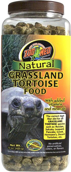 Zoo Med Natural Grassland Tortoise Food, 15-oz jar slide 1 of 4