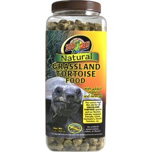Zoo Med Natural Grassland Tortoise Food, 15-oz jar