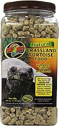 Zoo Med Natural Grassland Tortoise Food, 60-oz jar
