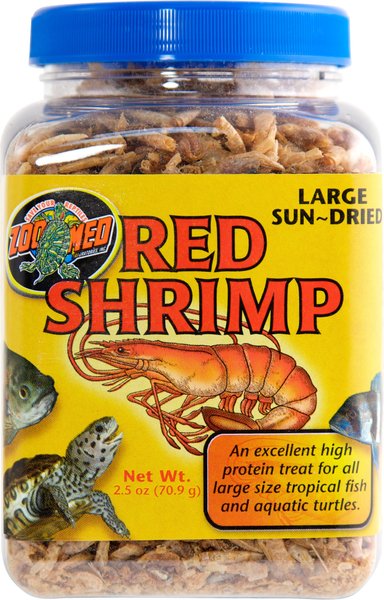 Zoo Med Large Sun-Dried Red Shrimp Turtle Treats, 2.5-oz jar slide 1 of 5
