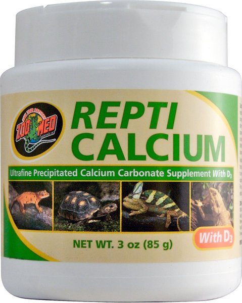 Zoo Med Repti Calcium with D3 Reptile Supplement, 3-oz jar slide 1 of 5