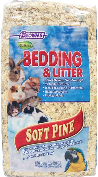 Brown's Naturally Fresh! Soft Pine Bird & Small Animal Bedding, 20-L slide 1 of 3