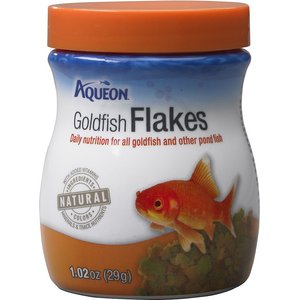 Aqueon Goldfish Flaked Fish Food, 1.02-oz jar