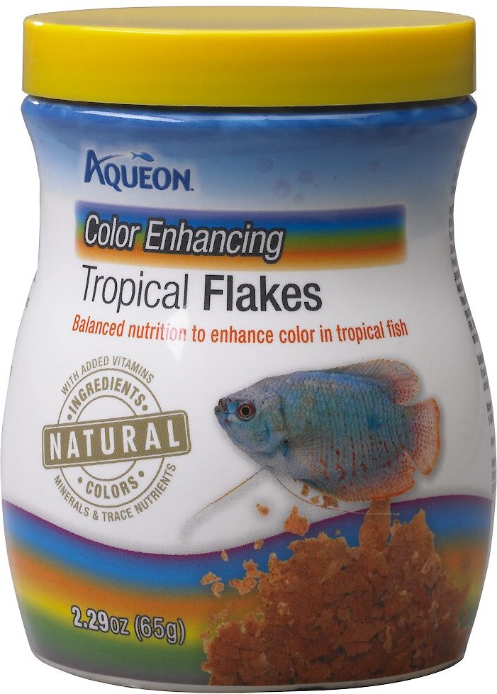 aqueon tropical flakes fish food