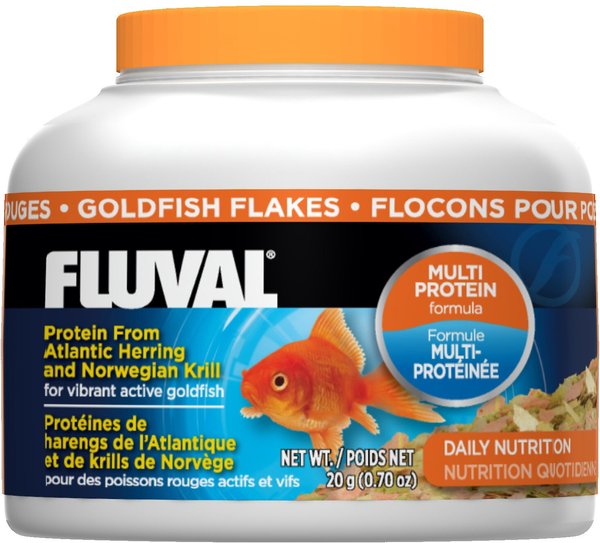 Fluval Multi Protein Formula Goldfish Flake Fish Food, 0.7-oz slide 1 of 2