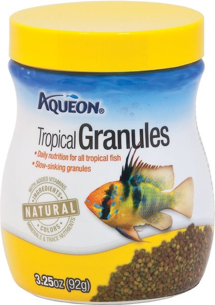 Aqueon Tropical Granules Fish Food, 3.25-oz jar slide 1 of 8