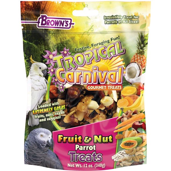 Pet Parrot Tropical Mix Food Treat with Fruits & Seeds 1KG 