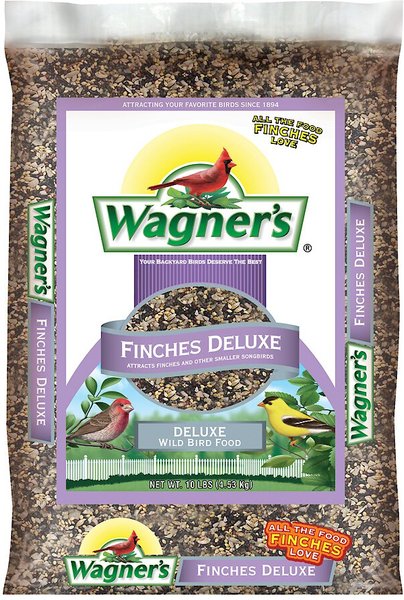 Wagner's Finches Deluxe Wild Bird Food, 10-lb bag slide 1 of 7