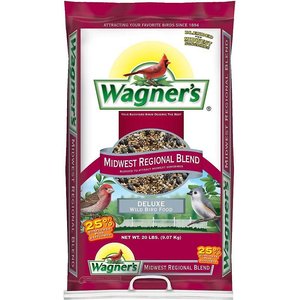 Wagner's Midwest Regional Blend Deluxe Wild Bird Food, 20-lb bag