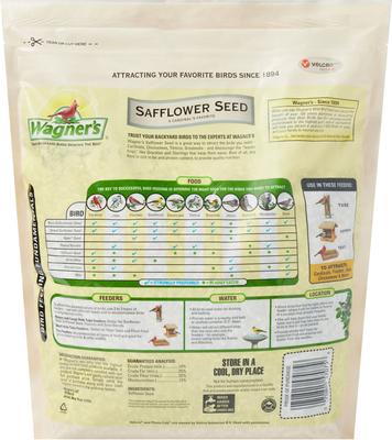 Show full view: Wagner's Safflower Seed Premium Wild Bird Food, 5-lb bag slide 2 of 7