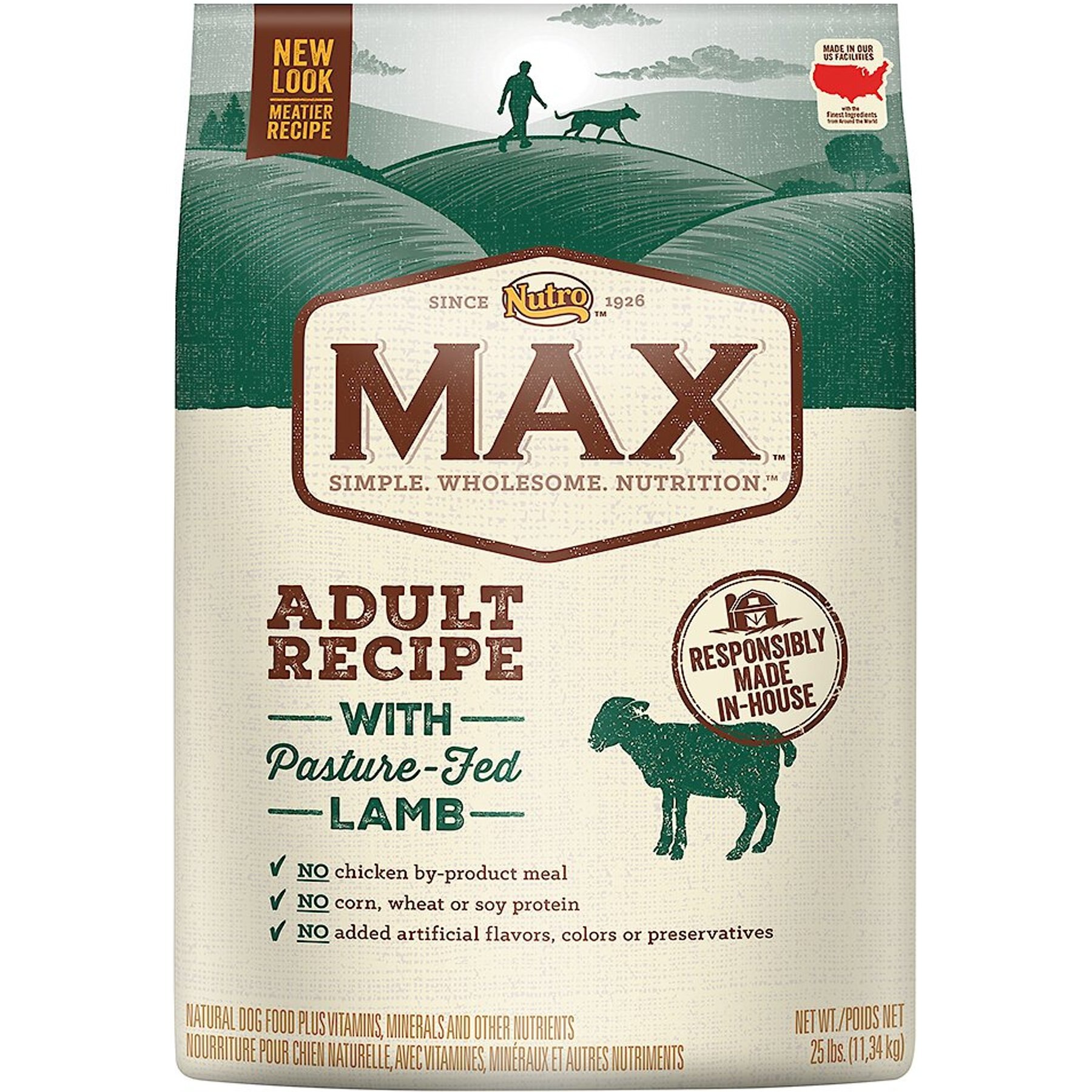 Nutro max dog food lamb and rice best sale