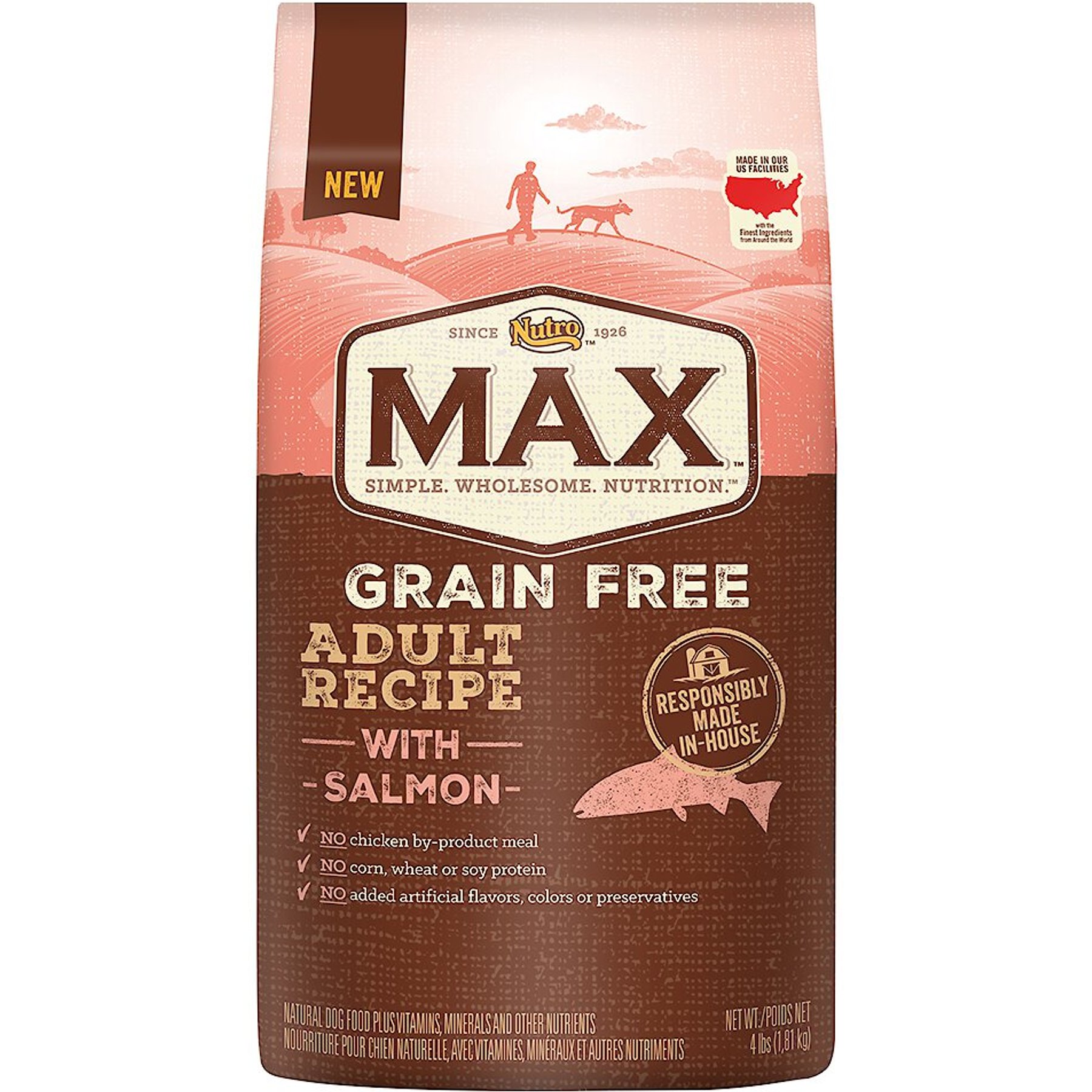 Nutro max grain clearance free dog food discontinued