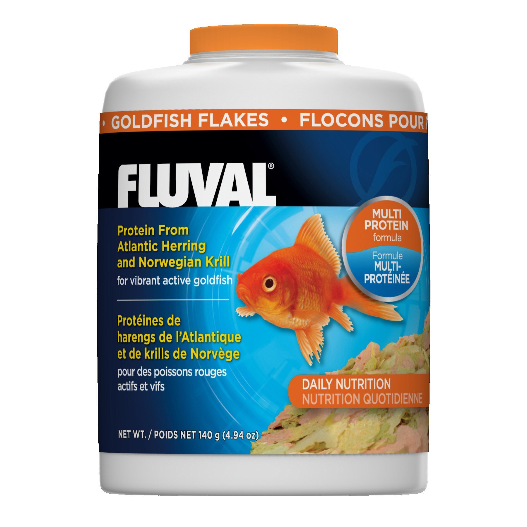Fluval Multi Protein Formula Goldfish Flake Fish Food