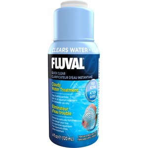 Fluval Quick Clear Cloudy Water Treatment, 4-oz bottle