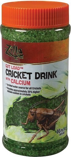Zilla Gut Load Cricket Drink with Calcium Supplement, 16-oz bottle