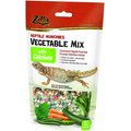 Zilla Reptile Munchies Vegetable Mix with Calcium Lizard Food, 4-oz bag