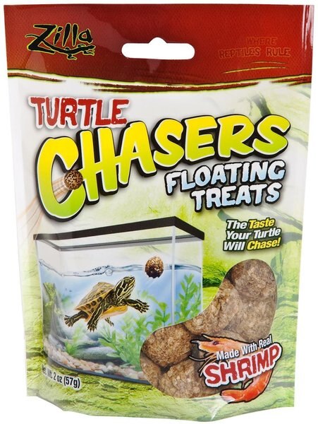 Zilla Turtle Chasers Floating Shrimp Turtle Treats, 2-oz bag slide 1 of 4