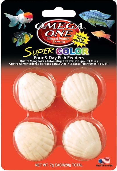 Omega One Super Color 3 Day Vacation Feeder Block Fish Food