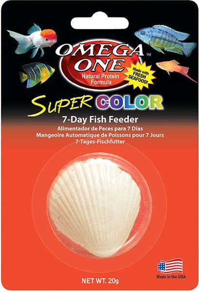 Omega One Super Color 7-Day Vacation Feeder Block Fish Food, 1 count slide 1 of 1
