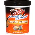 Omega One Freeze-Dried Tubifex Worms Freshwater & Marine Fish Treat, .85-oz jar