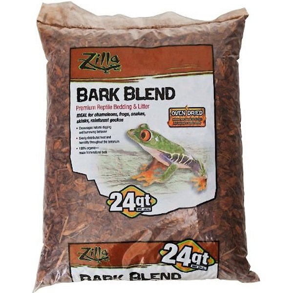 ZILLA Bark Blend Reptile Bedding & Litter, 26.4L bag