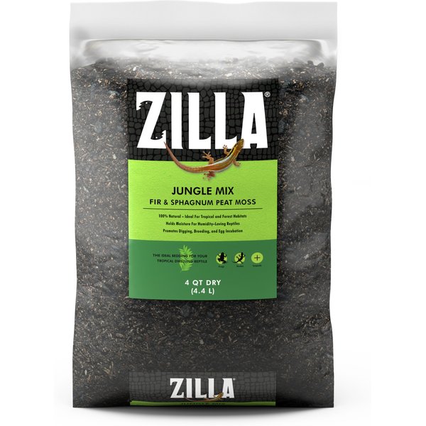 ZILLA Fir & Sphagnum Peat Moss Jungle Mix Reptile Bedding, 8-qt