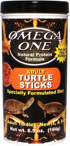 Omega One Adult Turtle Floating Sticks Food, 6.5-oz jar slide 1 of 1