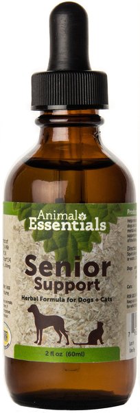 Animal Essentials Senior Support Herbal Formula Dog & Cat Supplement, 2-oz bottle slide 1 of 4