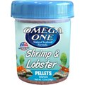 Omega One Shrimp & Lobster Pellets Sinking Crustacean Food, 1.2-oz jar