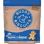 Buddy Biscuits with Bacon & Cheese Oven Baked Dog Treats, 3.5-lb bag