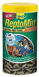 Tetra ReptoMin Jumbo Floating Sticks Turtle & Amphibian Food, 10.23-oz jar