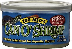 Zoo Med Can O' Shrimp Aquatic Turtle Food, 1.2-oz can