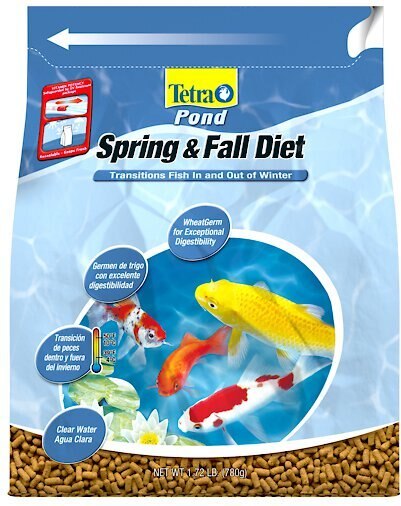 Tetra Pond Spring & Fall Diet Transitional Fish Food, 1.72-lb bag slide 1 of 8