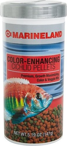 marineland color enhancing cichlid pellets