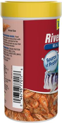 Show full view: Tetra RiverShrimp Sun Dried Krill Freshwater & Saltwater Fish Treats, .92-oz jar slide 4 of 9