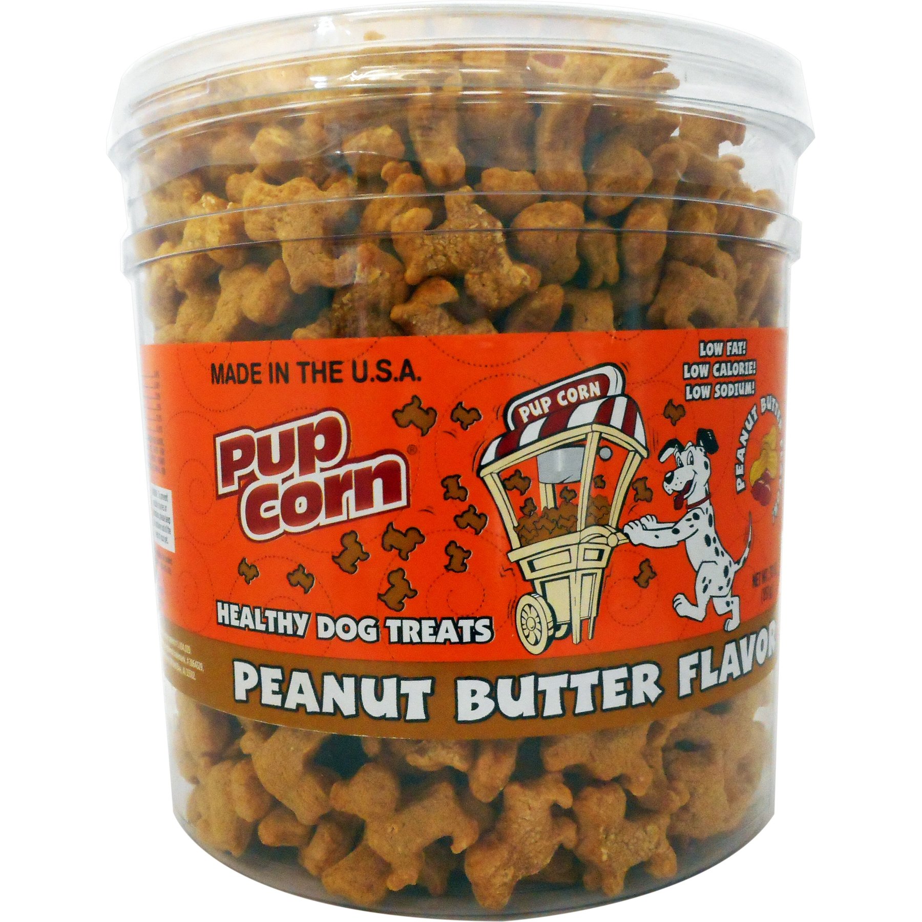 Pup corn store peanut butter flavored