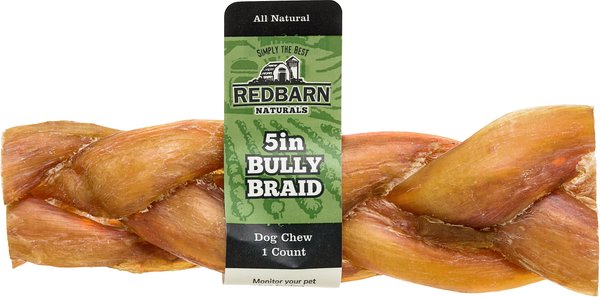 Redbarn Naturals Braided Bully Sticks 5" Dog Treats, 1 count slide 1 of 6