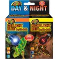Zoo Med Daylight Blue & Nightlight Red Reptile Lamp, Combo Pack