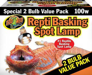 Zoo Med Repti Basking Reptile Spot Lamp, 100-watt, 2 count