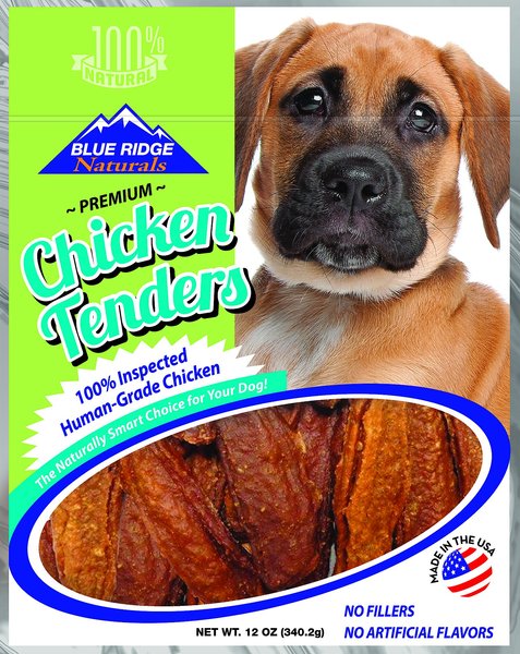 Blue Ridge Naturals Chicken Tenders Dehydrated Dog Treats, 12-oz bag slide 1 of 6