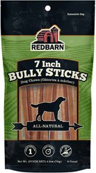 Redbarn Naturals Bully Stick 7" Dog Treat, 6 count