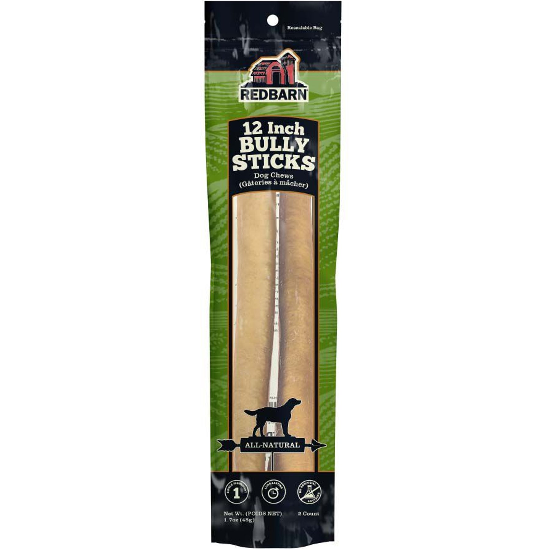 Redbarn Naturals Mini Braided Bully Stick Dog Treat