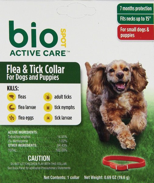 Bio active care cheap flea collar