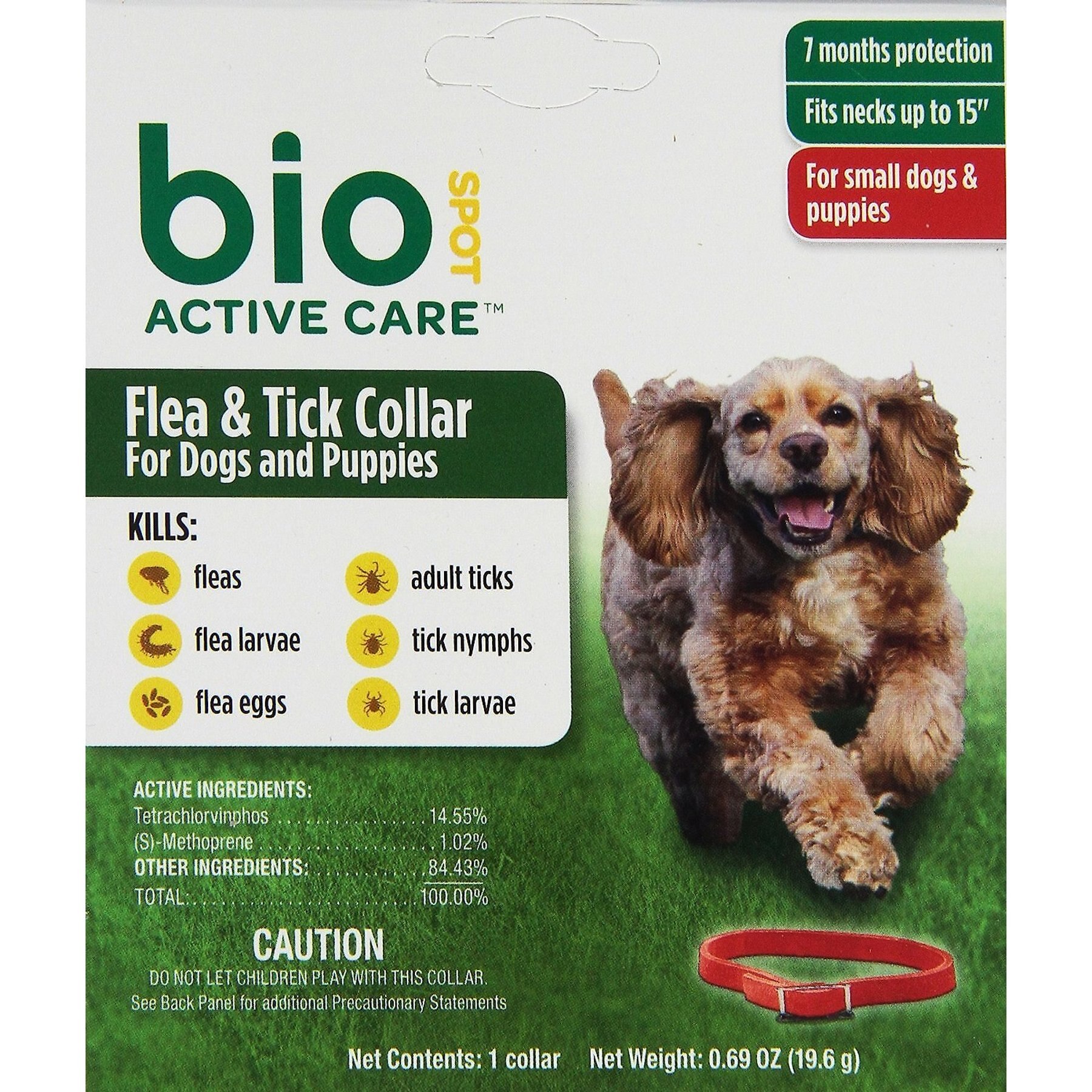 Discontinued BIO SPOT Active Care Flea Tick Collar for Dogs Large Chewy