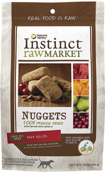 Nature's variety raw dog food best sale