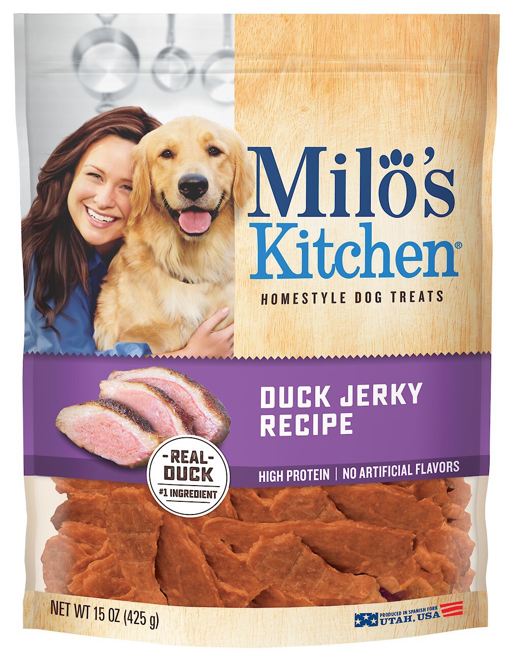 MILO S KITCHEN Duck Jerky Recipe Dog Treats reviews Chewy