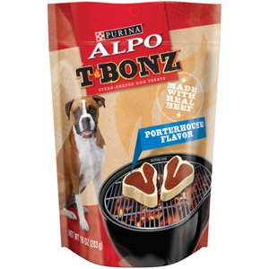 ALPO T-Bonz Porterhouse Flavor Dog Treats, 10-oz bag