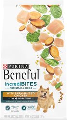 Purina Beneful Small Breed IncrediBites with Farm-Raised Chicken Dry Dog Food, 3.5-lb bag