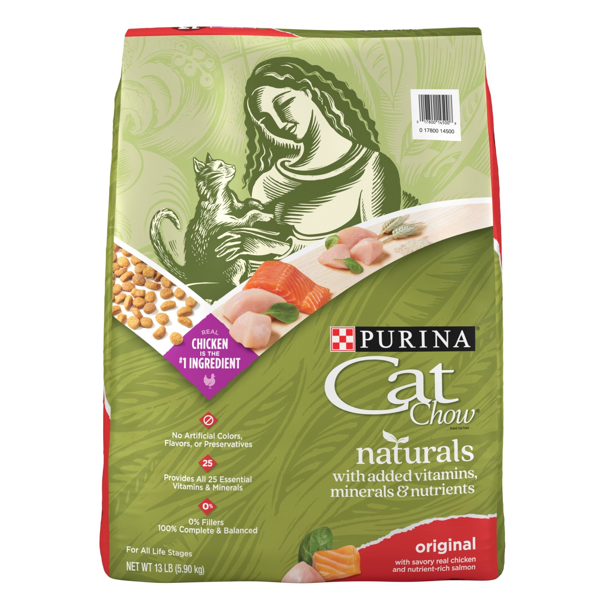 We are looking for cat food with no artificial coloring. Does this