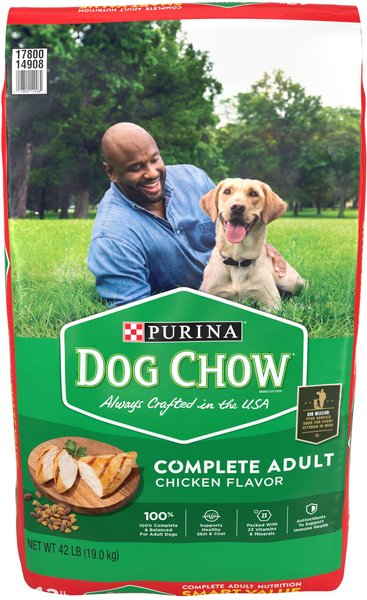 Dog Chow Complete Adult with Real Chicken Dry Dog Food, 42-lb bag slide 1 of 12